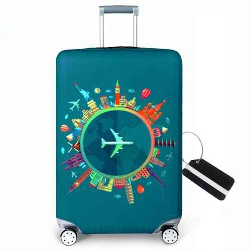 Thicker Travel Luggage Covers with Luggage Tag For Suitcase Tsa Approved