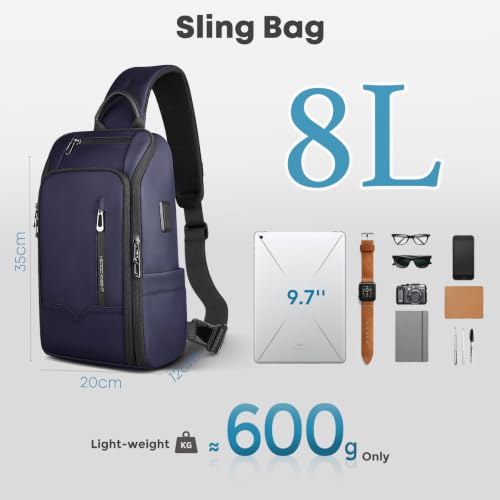 Crossbody Sling Bag for Men