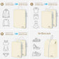 6 Set Compression Packing Cubes