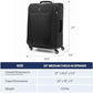 Maxlite 5 Softside Checked Luggage Spinner
