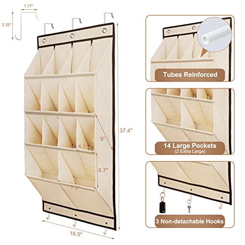 2 Pack Over the Door Shoe Organizers (2 Count)