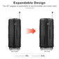 28 Inch Luggage Expandable Suitcase with Spinner Wheels TSA Lock