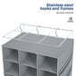 18+2 Section Hanging Shoe Organizer with Side Pockets