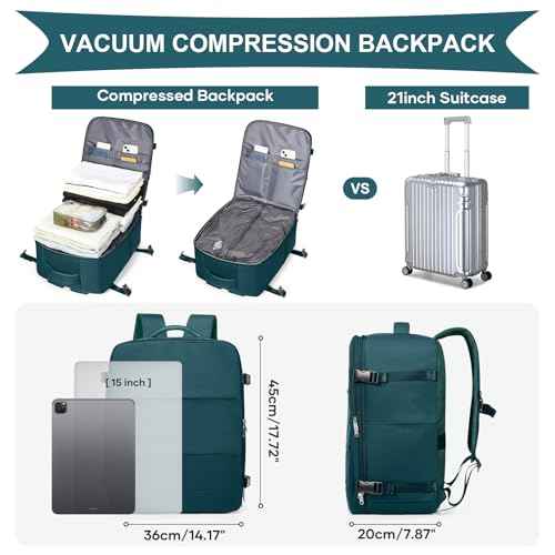 Vacuum Backpack Travel with Pump