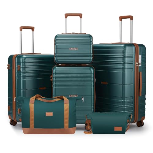 Luggage Sets with Spinner Wheels (6 Count)