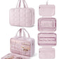 Travel Toiletry Bag with Jewelry Organizer