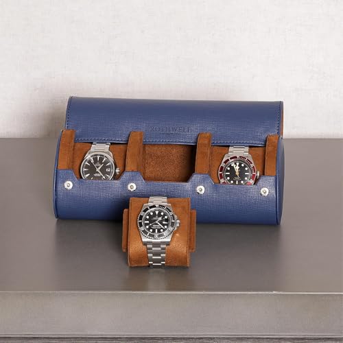 Watch Roll Travel Case for 3 Watches