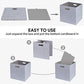 3X Thicker Fabric Storage Cubes 13 inch Collapsible Storage Bins for Organization (4 Count)