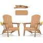 Folding Adirondack Chairs Set of 2