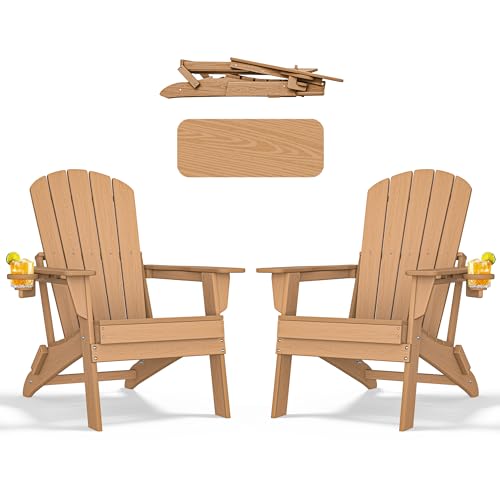 Folding Adirondack Chairs Set of 2