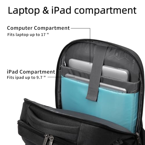 17 Inch Laptop Backpack for Travel Water Resistant College Backpack for Women Laptop Bag with USB Charging Port