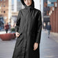 Waterproof Rain Poncho for Women Packable Hooded Raincoat with Pocket