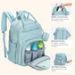 Leather Diaper Bag Backpack