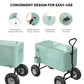 80 Quart Wagon Rolling Cooler Ice Chest