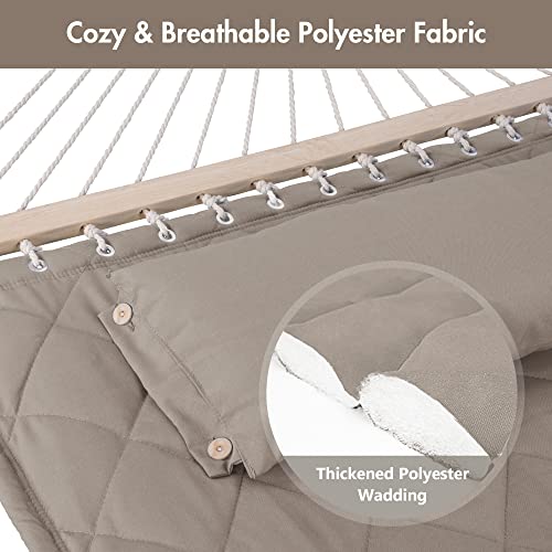 Outdoor Hammock Two Person Hammock with 12FT Steel Stand