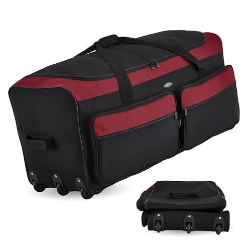 36" Asgard 3 Wheel Rolling Duffel Bag