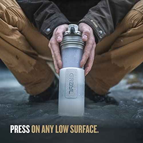 GeoPress 24 oz Water Purifier & Water Filter Bottle