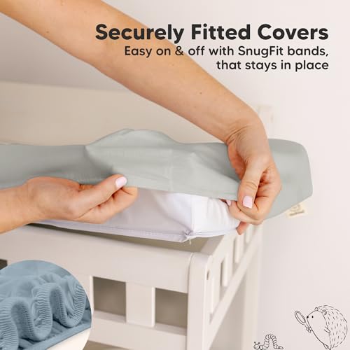 2 Pack Baby Changing Pad Cover for Girl (2 Count)