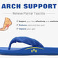 Flip Flops for Women Arch Support Summer Beach Sandals Blue Size 9