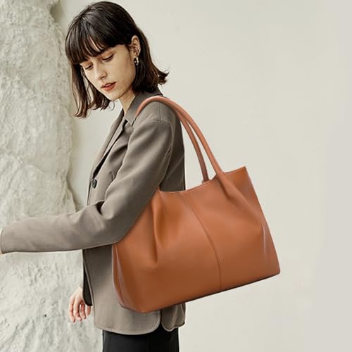 Tote Bag for Women Vegan Leather Shoulder Purse Trendy Travel Bag