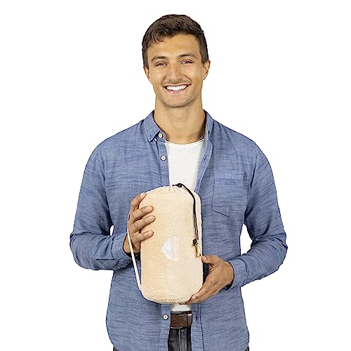 Premium Soft Rolled Travel Blanket Pillow Combo Airplane