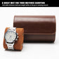 Longjet Watch Roll Travel Case for Men Portable Watches Organizer Box