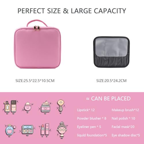 Makeup Bag with Led Mirror