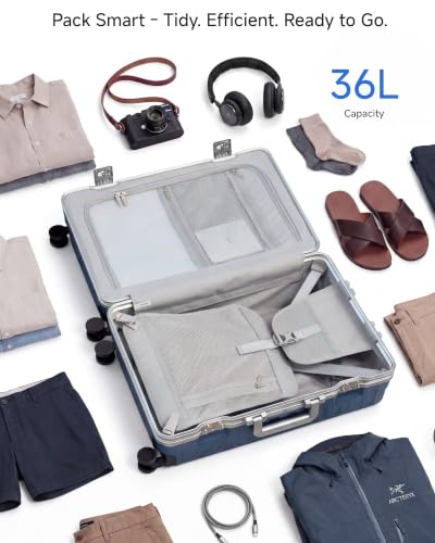 20 Inch Zipperless Carry On Luggage