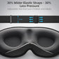 Sleep Mask with Earplugs & Zipper Bag 3D Memory Foam Eye Mask with Nose Support