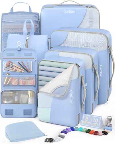 8 Set Packing Cubes for Travel (8 Count)