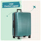 Boren Expandable Hardside Rugged Travel Luggage with 8 Spinner Wheels