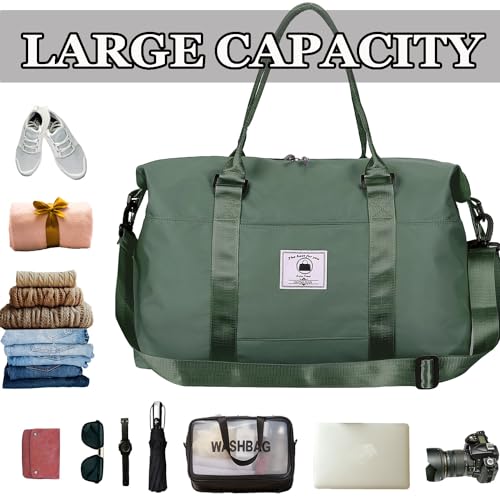 Travel Weekender Bags for Women with Wet Pocket