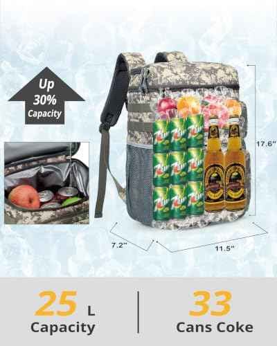 Tactical Backpack Cooler for Men (38 Count)