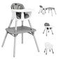 High Chair 5 in 1 Convertible Highchair for Babies & Toddlers