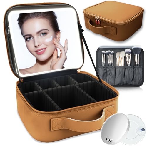 Makeup Bag with Led Mirror