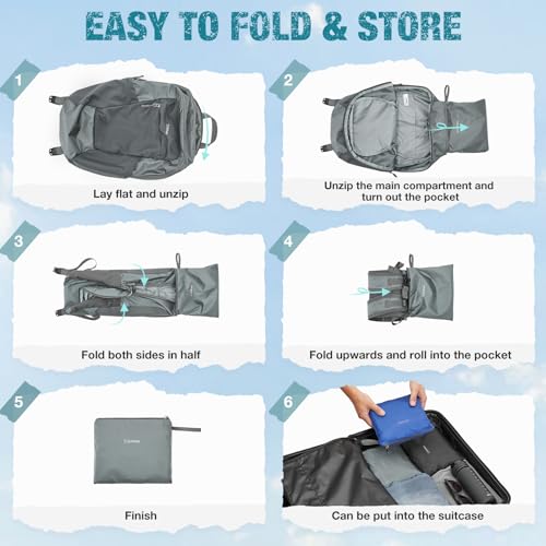 18L Lightweight Packable Hiking Backpack for Men Women