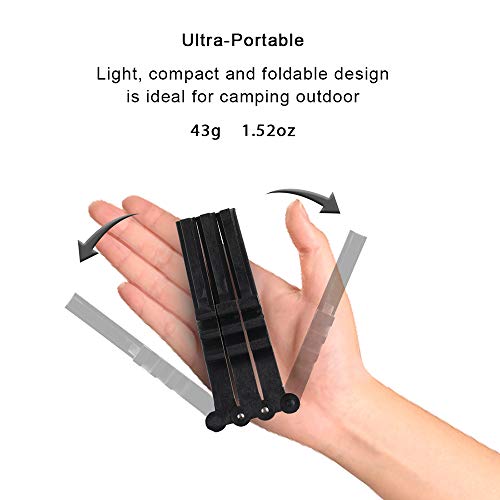 Folding Universal Fuel Can Canister Stand