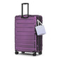 Large Suitcases with Wheels Hardshell 28 Inch Luggage TSA Approved Big Checked Luggage Durable Travel Rolling Suitcase for Women Dark Purple