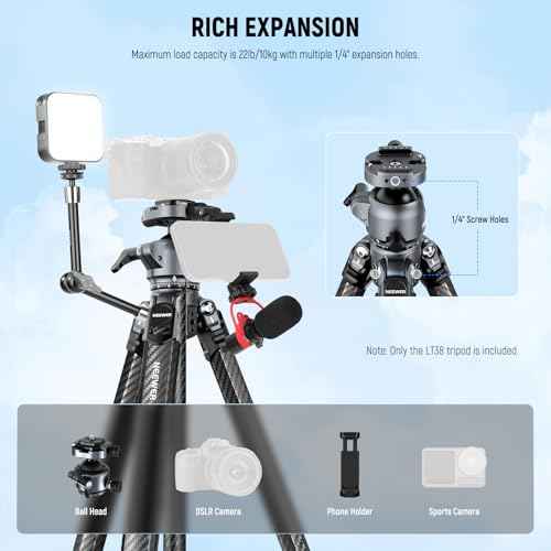 LITETRIP LT38 61" Travel Camera Tripod