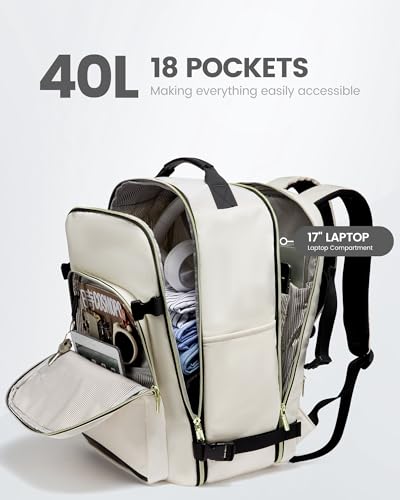 Travel Backpack for Women & Men 40L