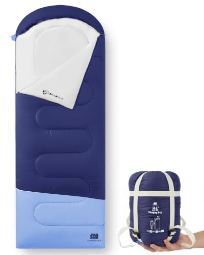 Lightweight Warm Weather Sleeping Bag for Adults