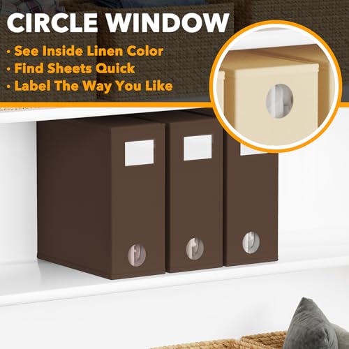 3 Pack Bed Sheet Organizers and Storage (3 Count)