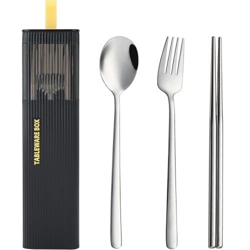 Travel Utensils with Case (4 Count)