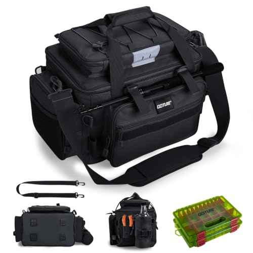 Fishing Tackle Bag with 2PCS 3600 Tackle Boxes
