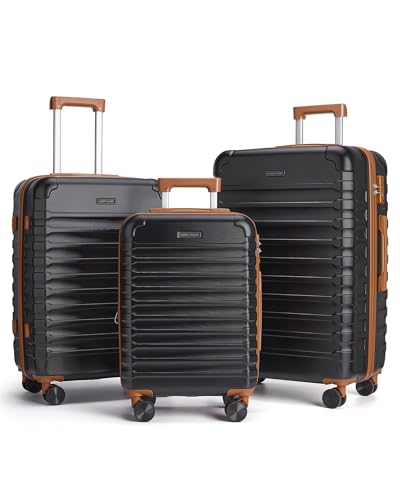 Luggage Sets 3 Pcs Suitcase with Wheel (3 Count)