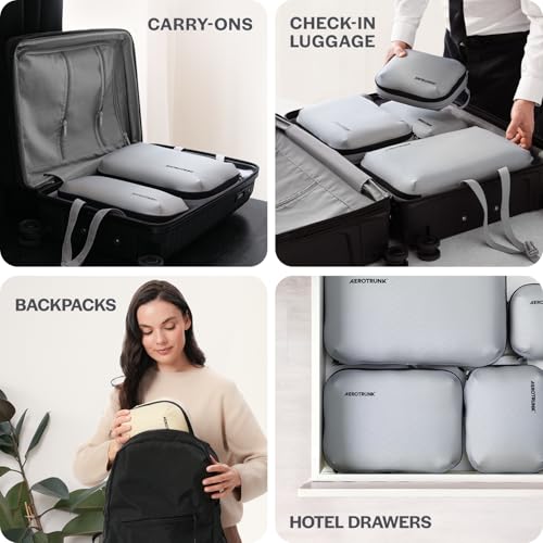 Ultralight Compression Packing Cubes for Travel (6 Count)
