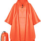 Hooded Rain Poncho for Adults