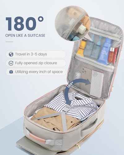 50L Travel Backpack Flight Approved Carry on Backpack
