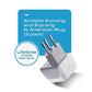 Brazil Travel Adapter Plug with Dual Usa Input (3 Count)