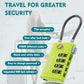 TSA Approved Luggage Locks with Search Alert Indicator (2 Count)